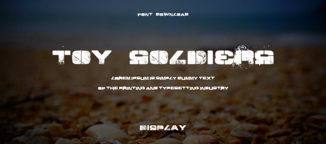 TOY_SOLDIERS Font