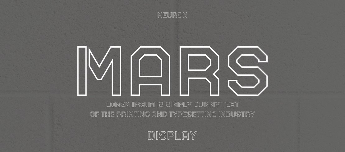 Mars Font