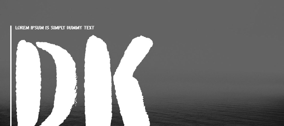 DK Attention Seeker Font