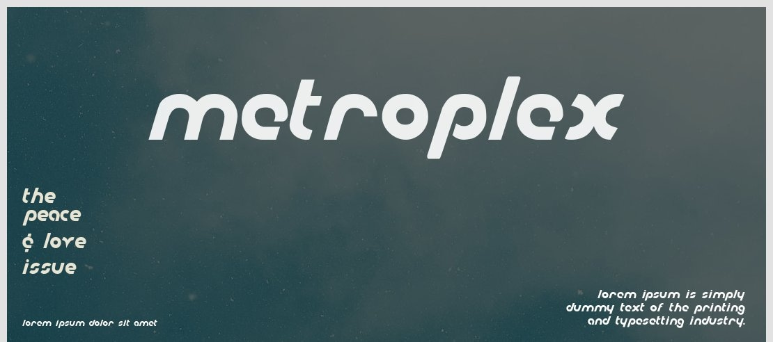 Metroplex Font Family