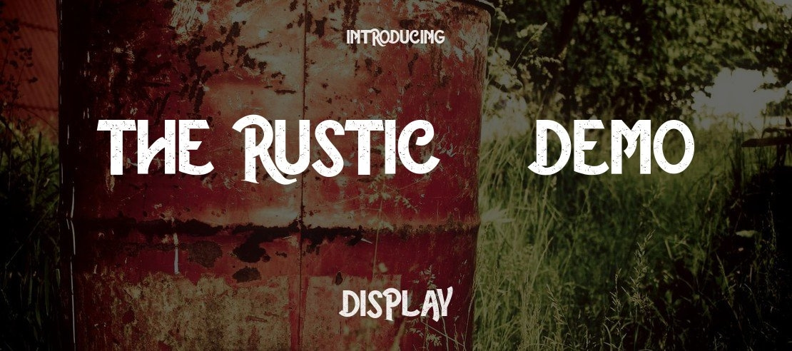 The Rustic - Demo Font