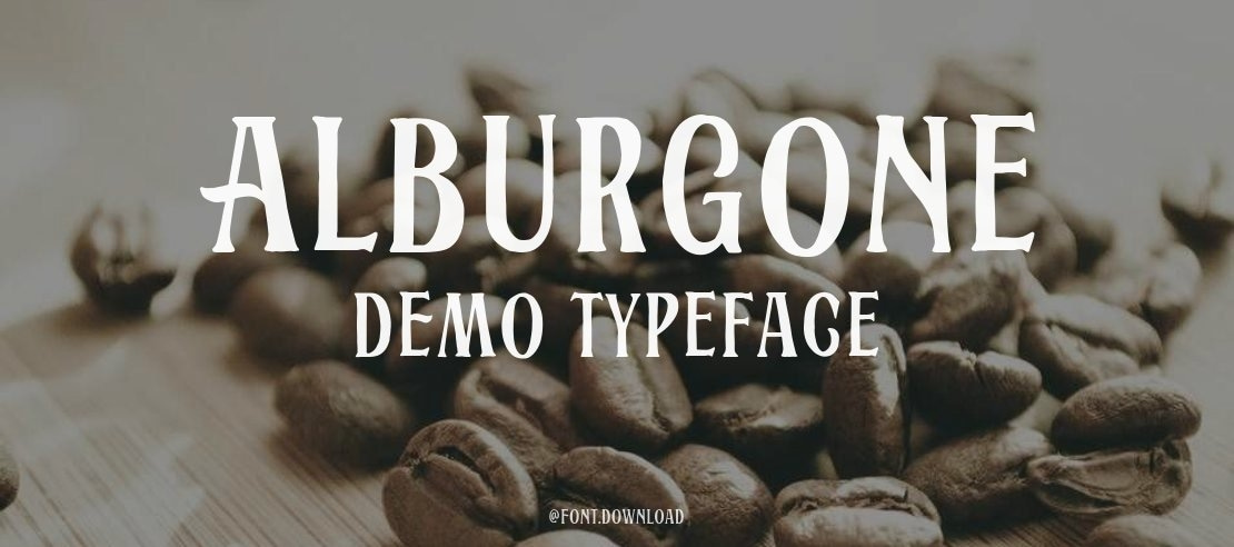 Alburgone DEMO Font