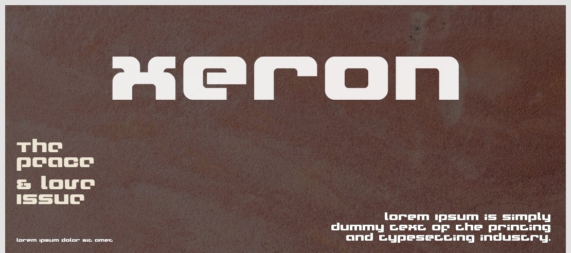 Xeron Font