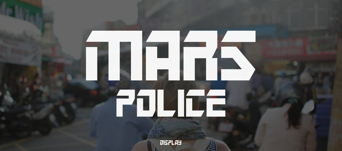 Mars Police Font Family