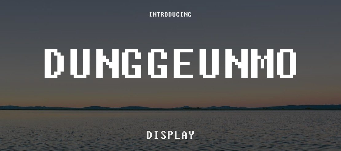 DungGeunMo Font