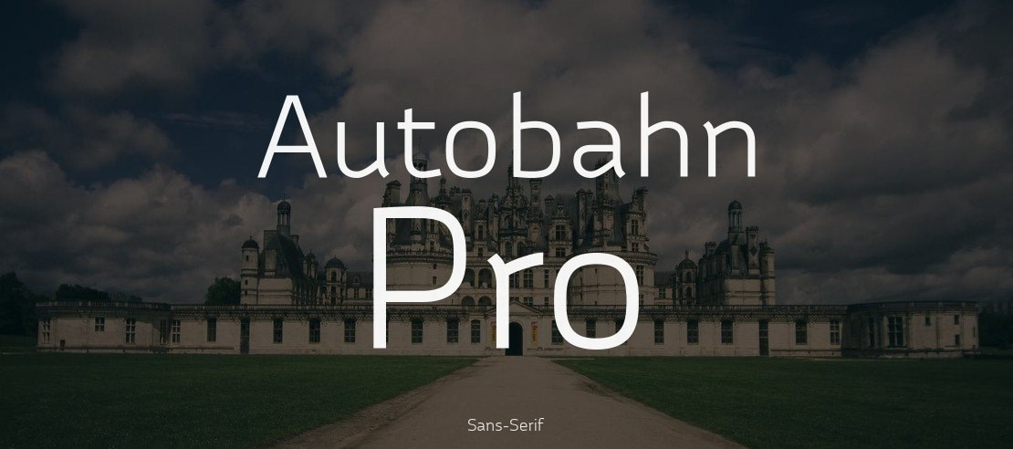 Autobahn Pro Font Family