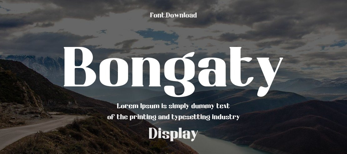 Bongaty Font