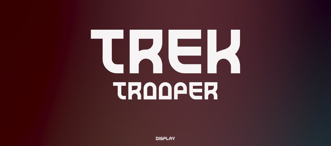 Trek Trooper Font Family