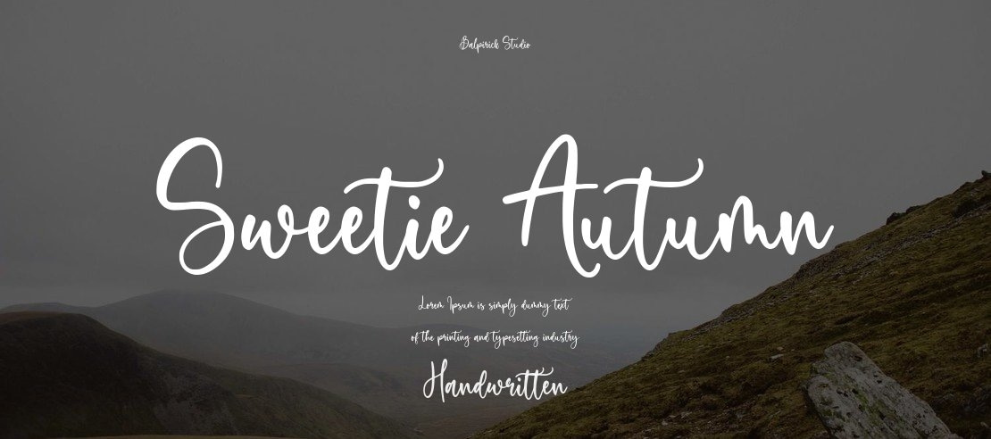 Sweetie Autumn Font