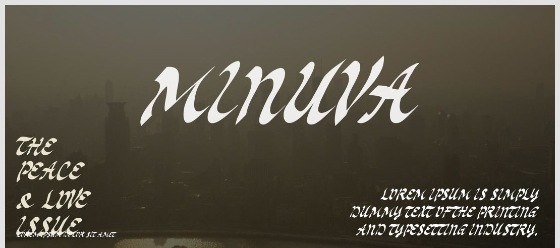 Minuva Font