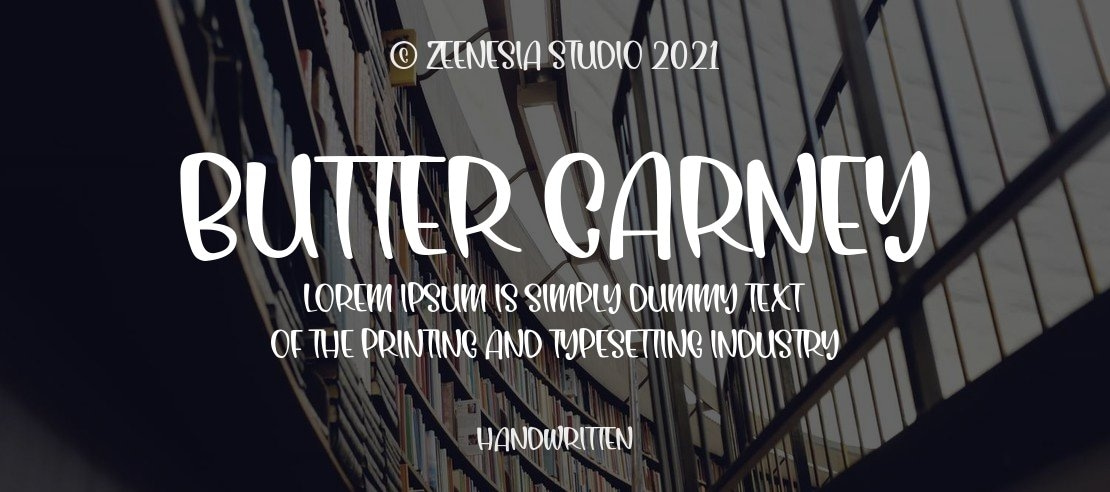 Butter Carney Font