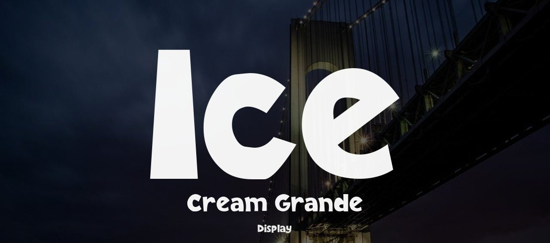 Ice Cream Grande Font