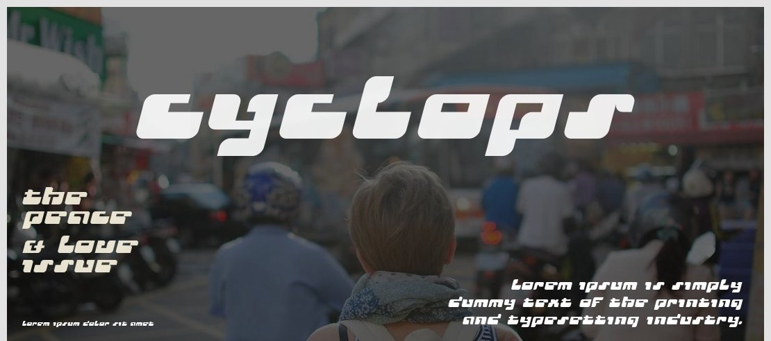 Cyclops Font