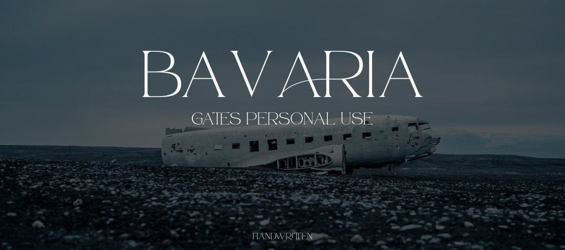 Bavaria Gates personal use Font