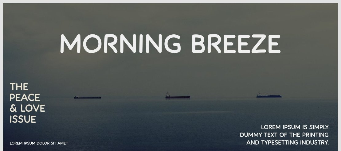 Morning Breeze Font