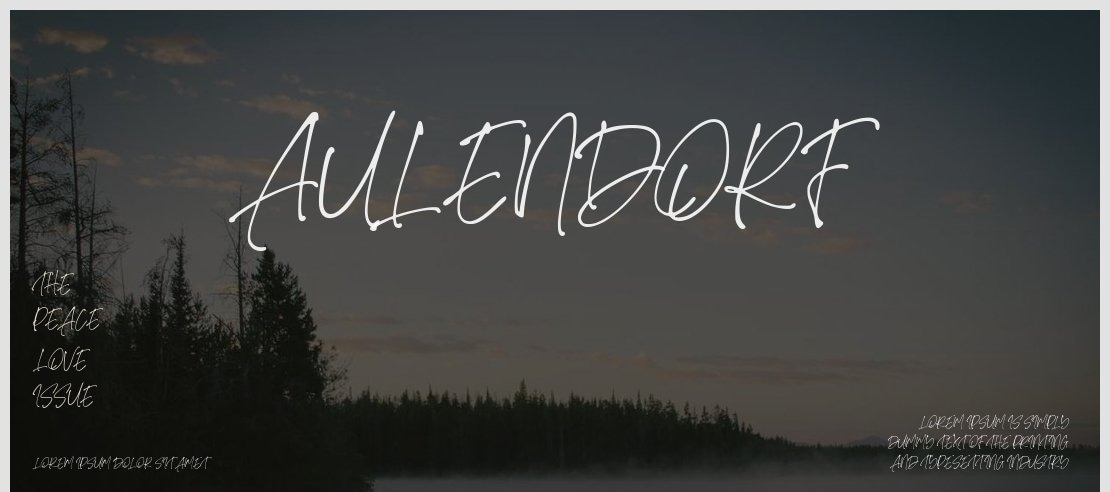 Aulendorf Font