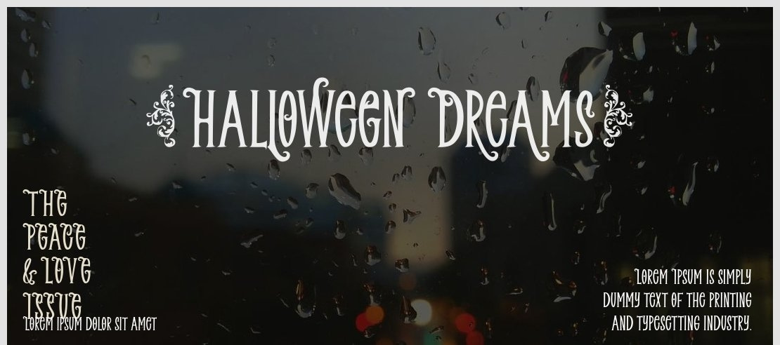 Halloween Dreams Font