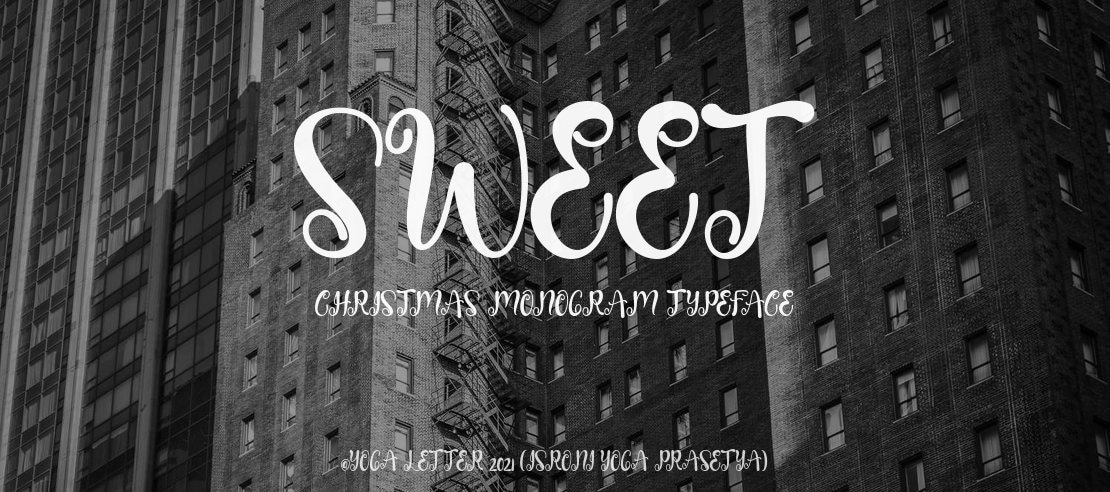 Sweet Christmas Monogram Font