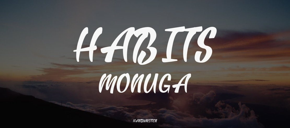 Habits Monuga Font