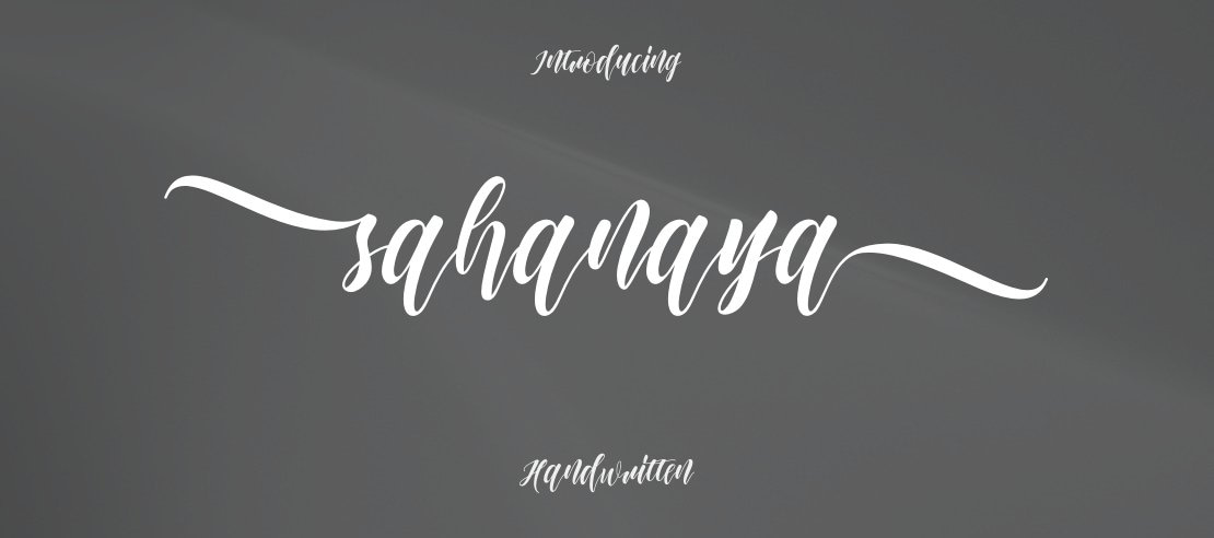 sahanaya Font