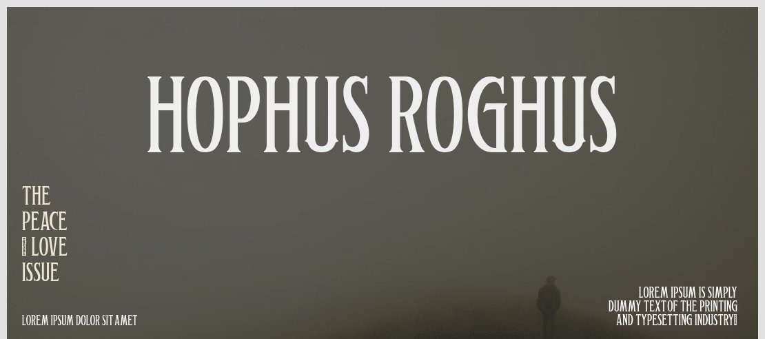 Hophus Roghus Font