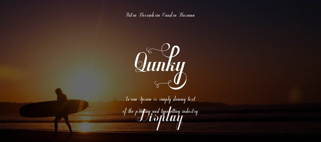 Qunky Font