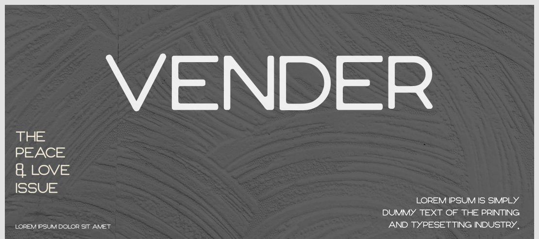 vender Font