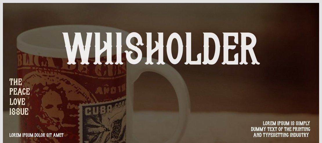 Whisholder Font