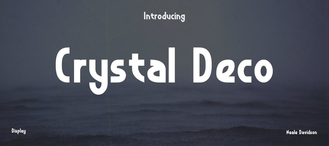 Crystal Deco Font Family