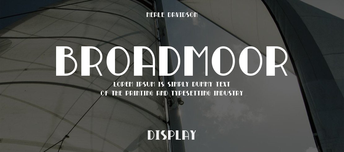 Broadmoor Font Family