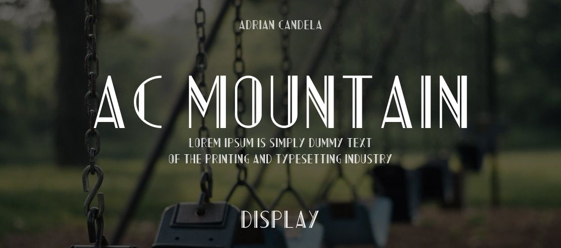 AC Mountain Font Family