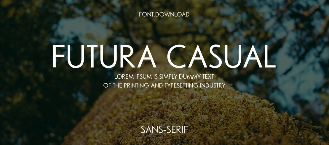 Futura Casual Font