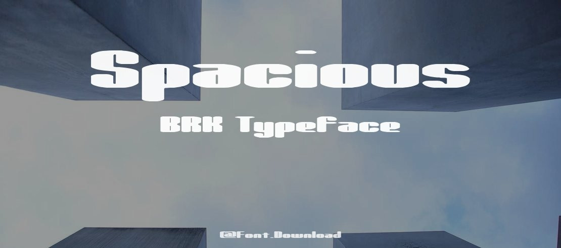 Spacious BRK Font Family