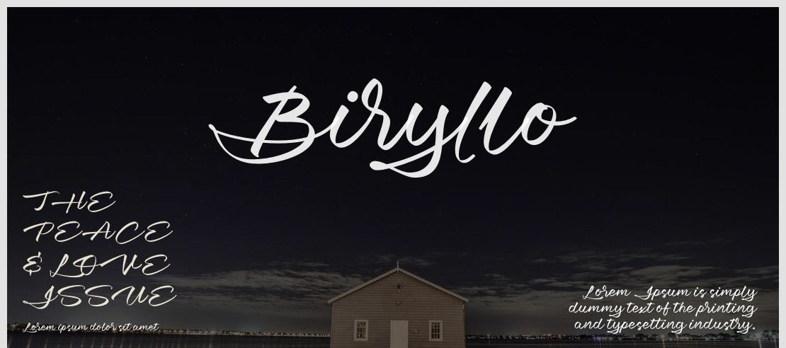 Biryllo Font