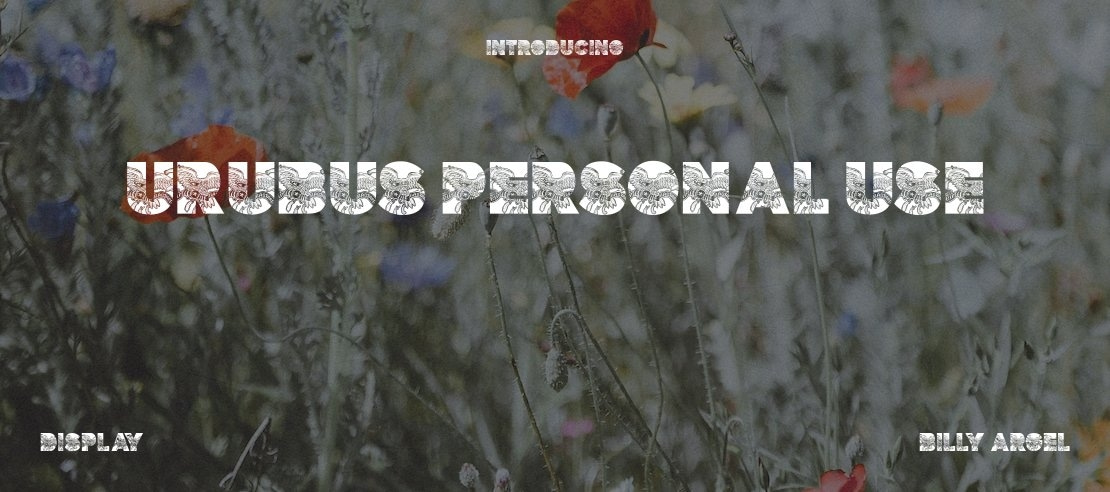 URUBUS PERSONAL USE Font