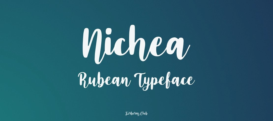 Nichea Rubean Font