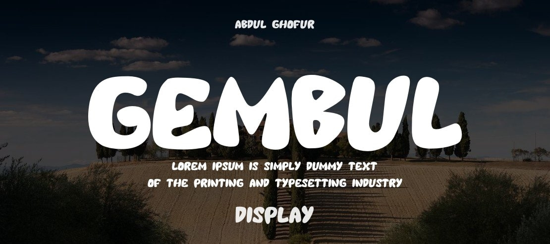 GEMBUL Font