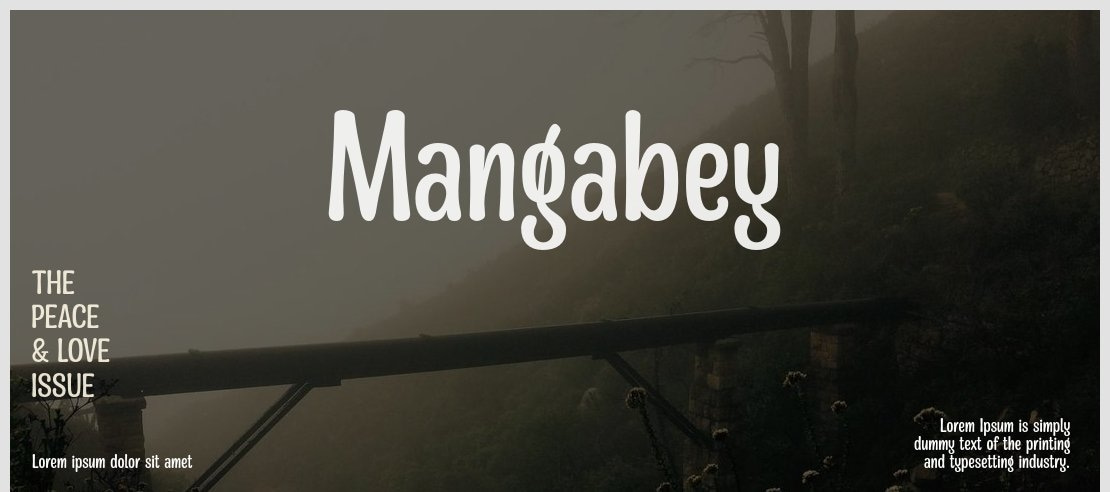 Mangabey Font