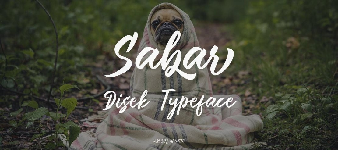 Sabar Disek Font Family