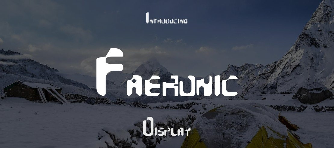 Faeronic Font