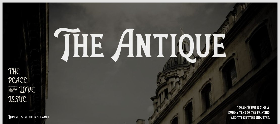 The Antique Font