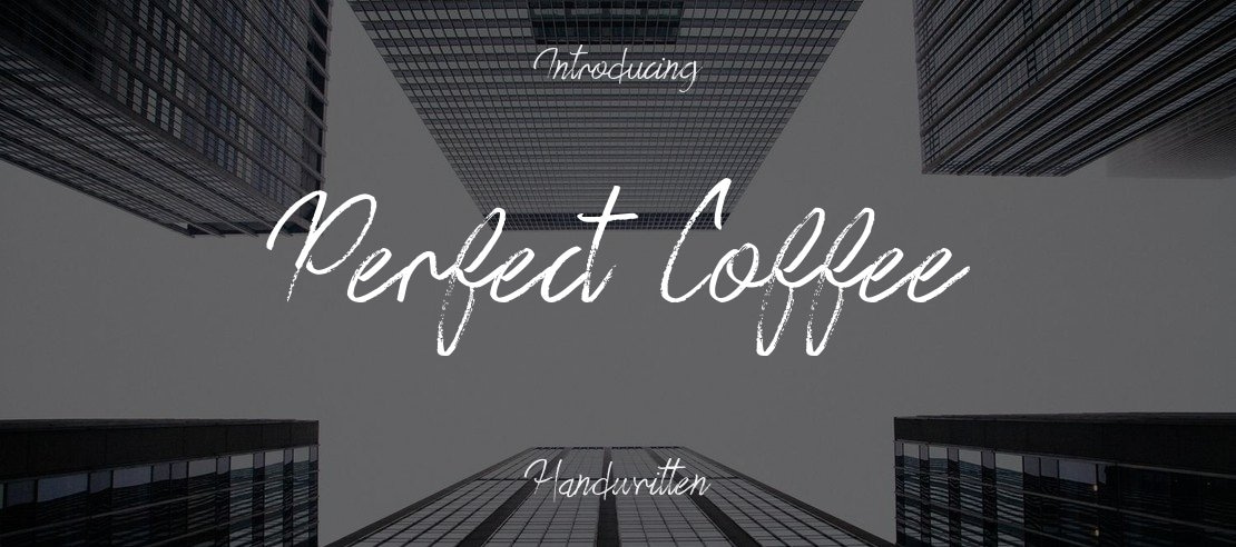 Perfect Coffee Font