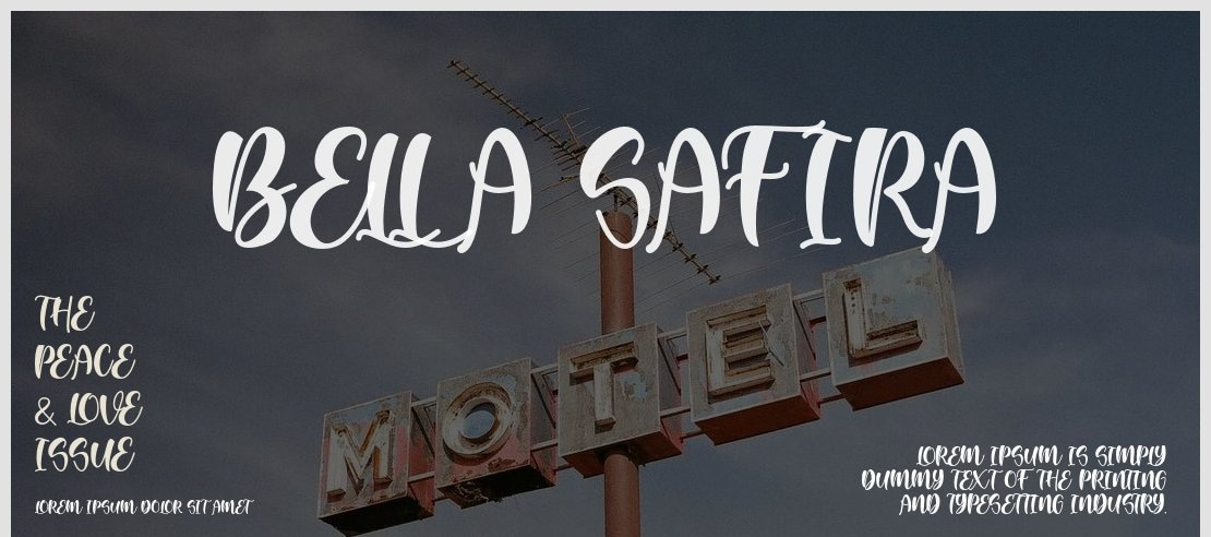 Bella Safira Font