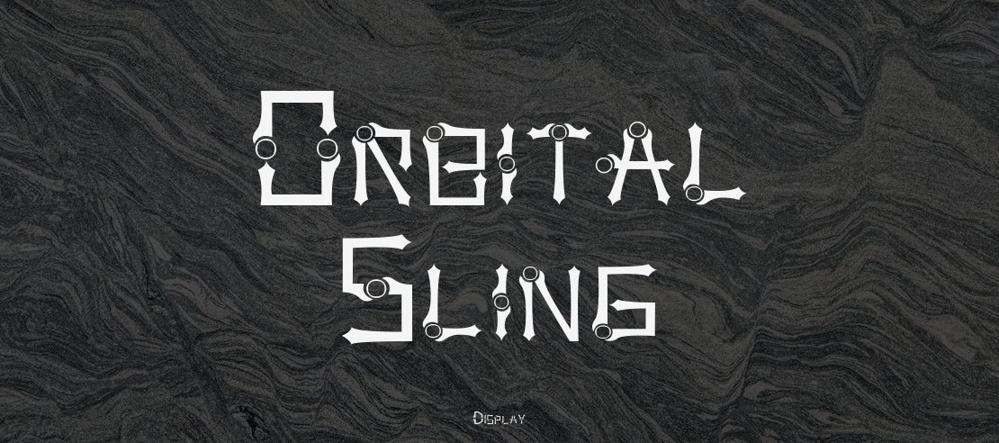 Orbital Sling Font