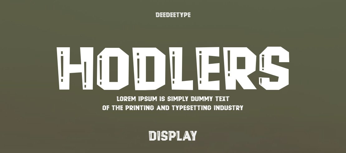 Hodlers Font