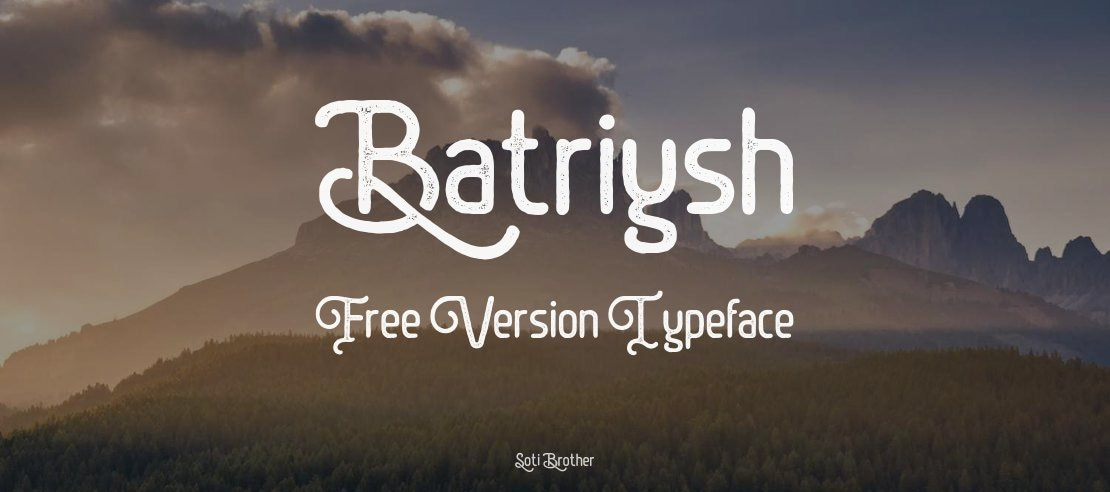 Batriysh Free Version Font
