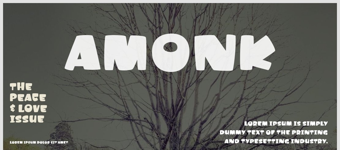 Amonk Font Family