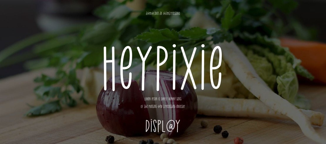 HeyPixie Font