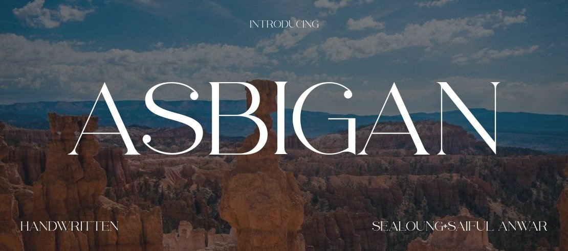 Asbigan Font