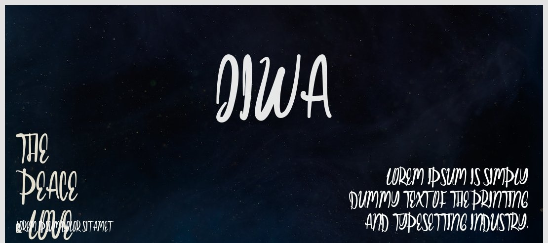 jiwa Font